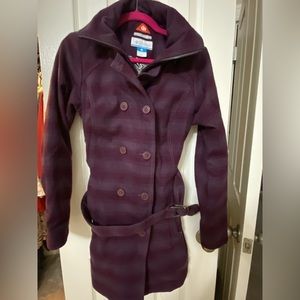 Columbia Omni-shield plaid coat size small